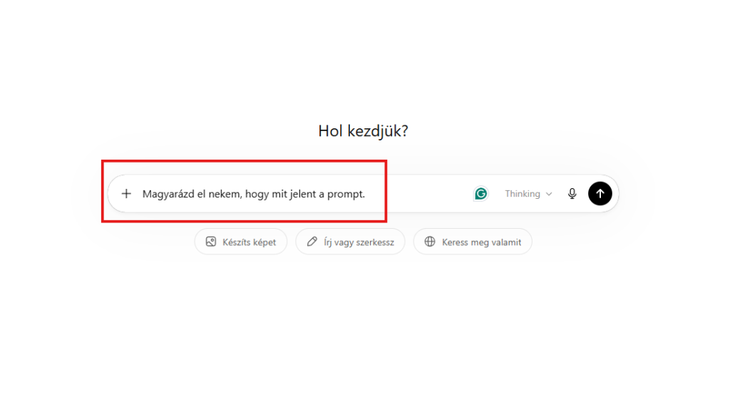 prompt jelentese chatgpt Mi az a prompt?